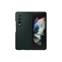 Cover Samsung Z Fold 3 Leather Flip Cover - Green